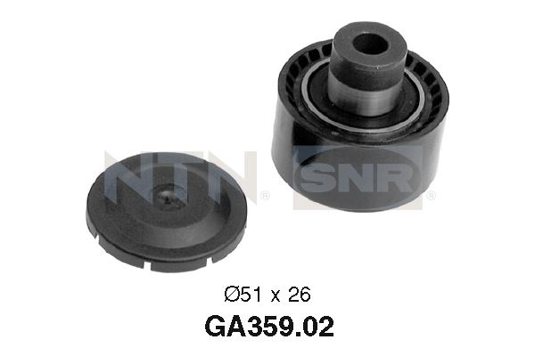 Deflection/Guide Pulley, V-ribbed belt - GA359.02 SNR