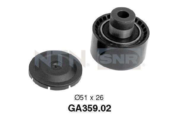 Deflection/Guide Pulley, V-ribbed belt - GA359.02 SNR