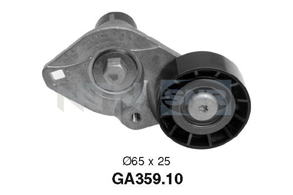 Tensioner Pulley, V-ribbed belt - GA359.10 SNR