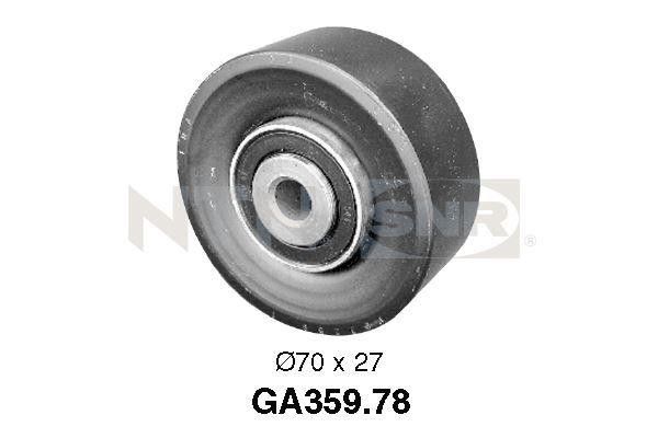 Tensioner Pulley, V-ribbed belt - GA359.78 SNR