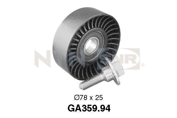Deflection/Guide Pulley, V-ribbed belt - GA359.94 SNR
