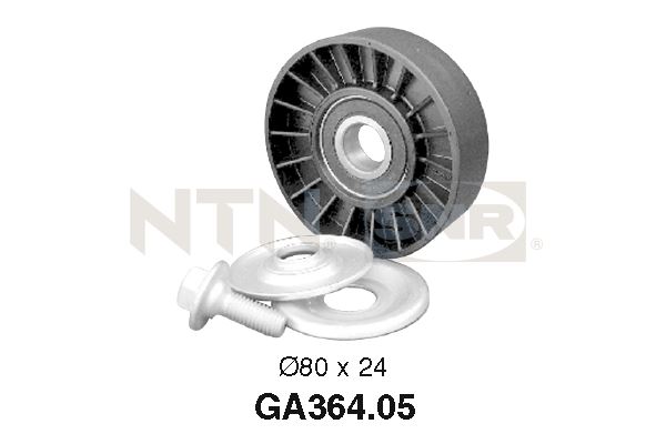 Deflection/Guide Pulley, V-ribbed belt - GA364.05 SNR