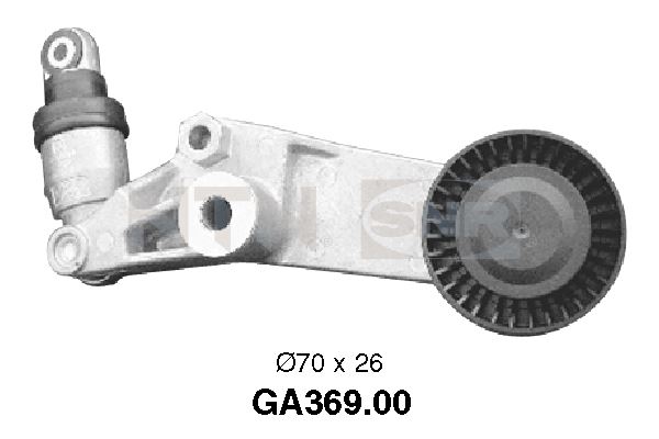 Натяжной ролик, поликлиновой ремень - GA369.00 SNR