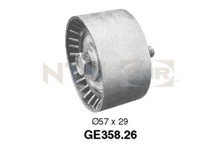 Deflection/Guide Pulley, timing belt - GE358.26 SNR