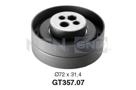 Tensioner Pulley, timing belt - GT357.07 SNR