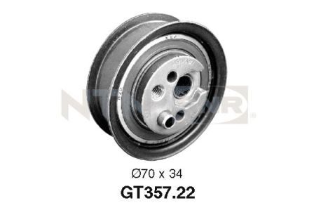 Tensioner Pulley, timing belt - GT357.22 SNR