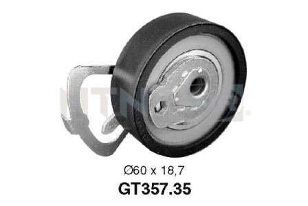 Tensioner Pulley, timing belt - GT357.35 SNR