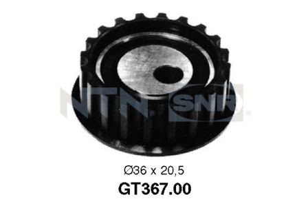 Tensioner Pulley, timing belt - GT367.00 SNR