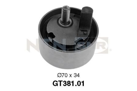Tensioner Pulley, timing belt - GT381.01 SNR