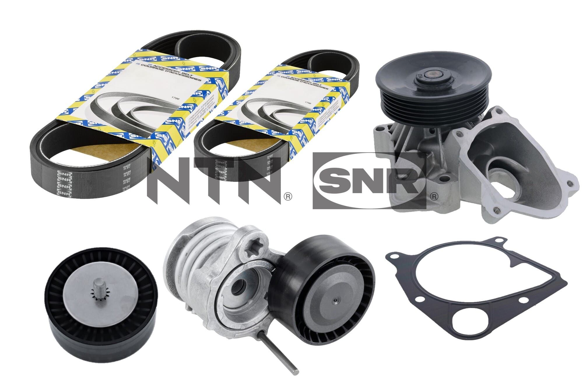 Pompa acqua + Kit cinghia Poly V - KAP850.060 SNR