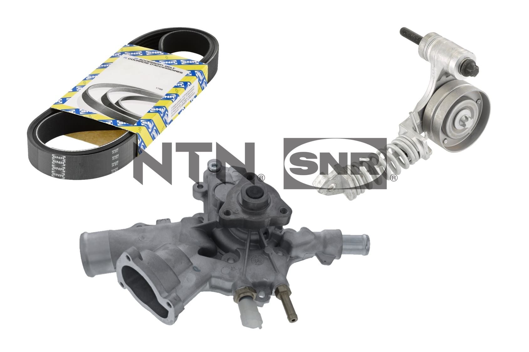 Pompa acqua + Kit cinghia Poly V - KAP853.020 SNR