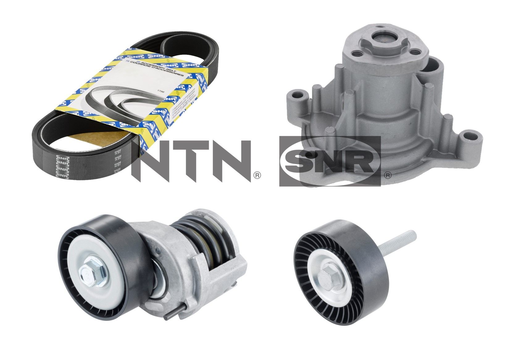 Pompa acqua + Kit cinghia Poly V - KAP857.141 SNR