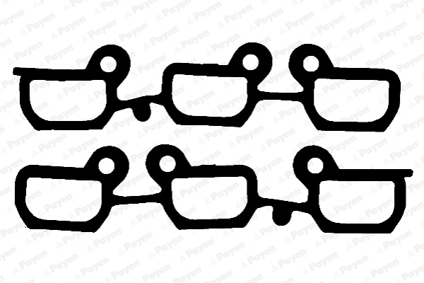 Gasket Set, intake manifold - HA5023 PAYEN