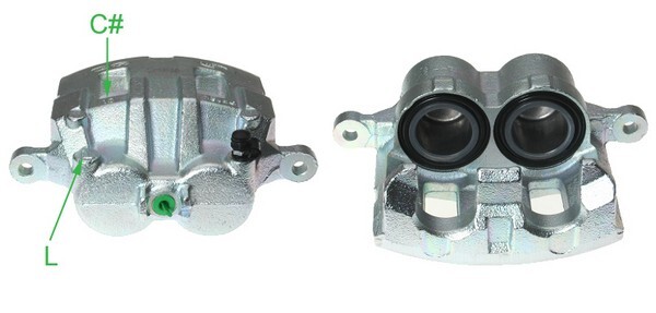 Pinza freno - 344472 BUDWEG CALIPER