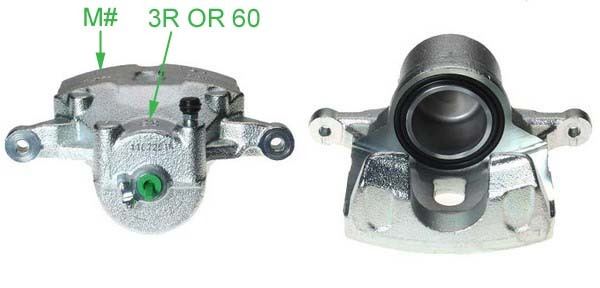 Brake Caliper - 344526 BUDWEG CALIPER
