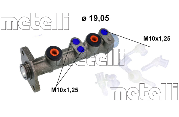 Brake Master Cylinder - 05-0006K METELLI