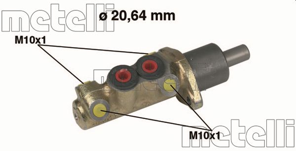Brake Master Cylinder - 05-0039 METELLI