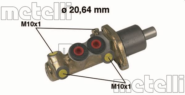 Главный тормозной цилиндр - 05-0087 METELLI