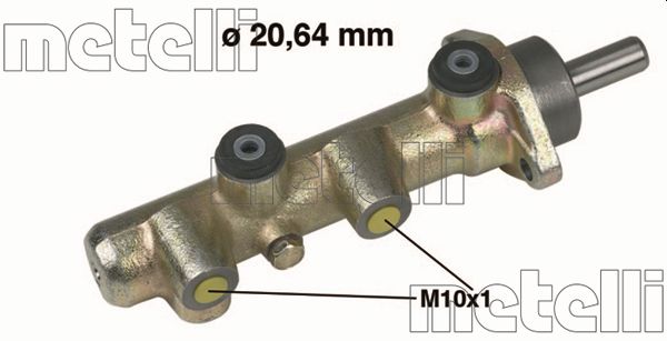 Brake Master Cylinder - 05-0092 METELLI