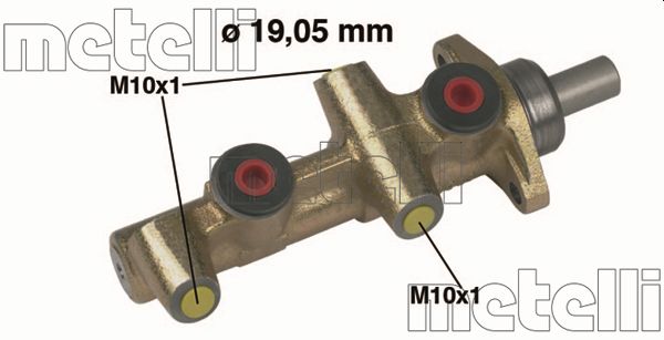Brake Master Cylinder - 05-0138 METELLI