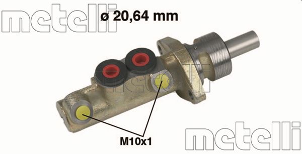 Cilindro maestro del freno - 05-0156 METELLI