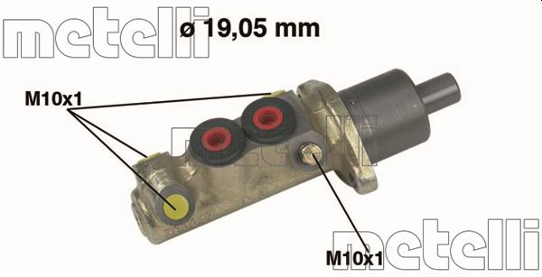 Brake Master Cylinder - 05-0191 METELLI