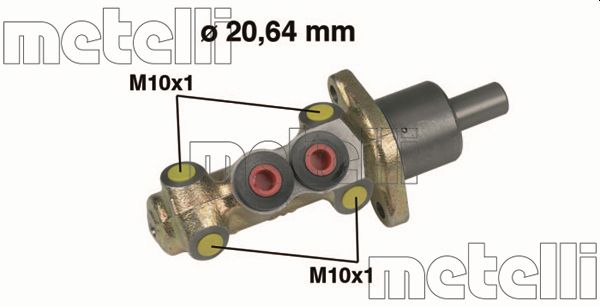 Cilindro maestro del freno - 05-0207 METELLI