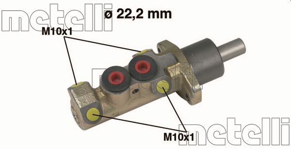 Cilindro maestro del freno - 05-0228 METELLI