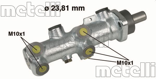 Cilindro maestro del freno - 05-0240 METELLI