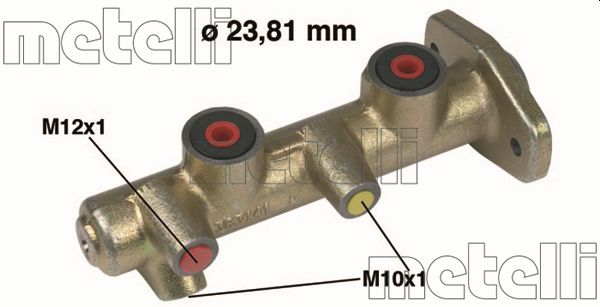 Cilindro maestro del freno - 05-0270 METELLI