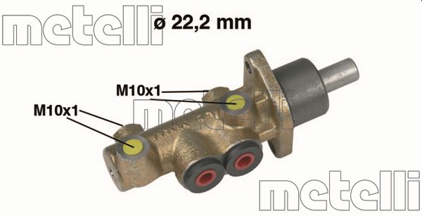Brake Master Cylinder - 05-0278 METELLI