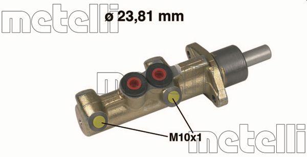 Brake Master Cylinder - 05-0298 METELLI