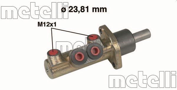 Brake Master Cylinder - 05-0311 METELLI