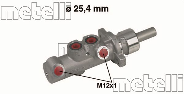 Cilindro maestro del freno - 05-0314 METELLI