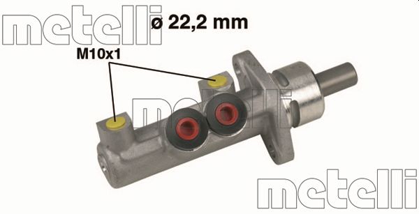 Brake Master Cylinder - 05-0327 METELLI