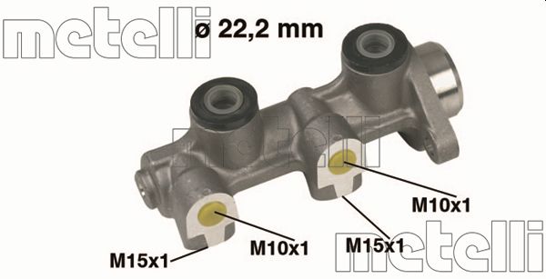 Brake Master Cylinder - 05-0336 METELLI