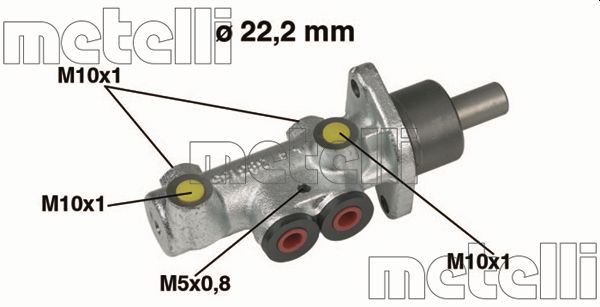 Brake Master Cylinder - 05-0353 METELLI
