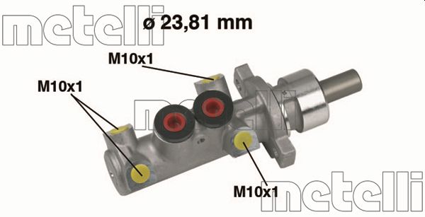 Brake Master Cylinder - 05-0361 METELLI
