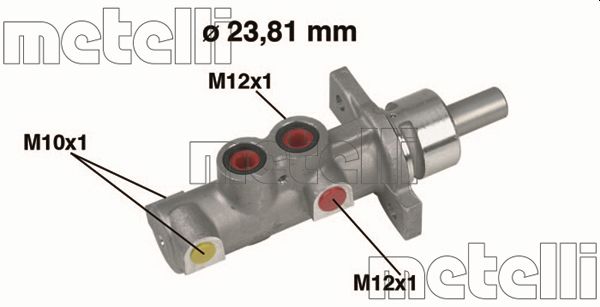 Brake Master Cylinder - 05-0362 METELLI