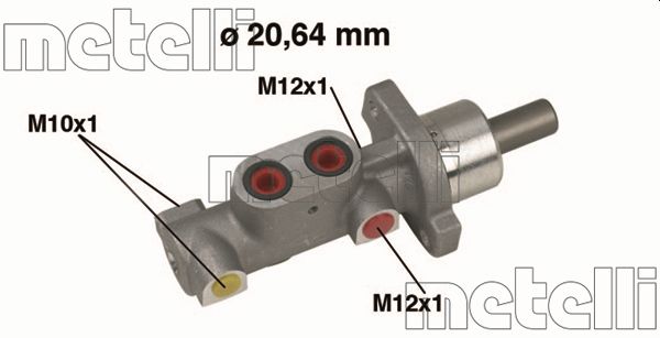 Brake Master Cylinder - 05-0363 METELLI