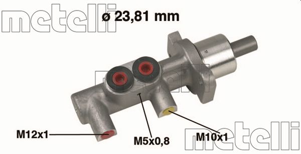 Cilindro maestro del freno - 05-0382 METELLI