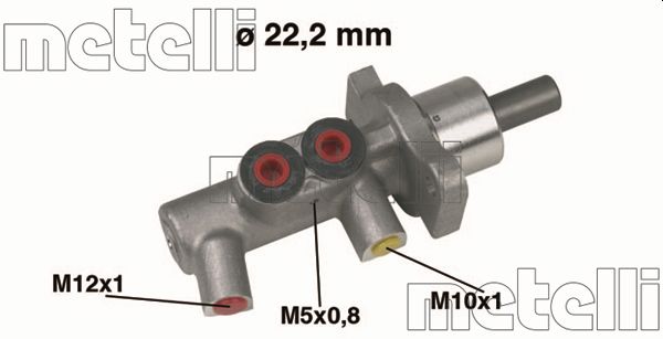 Cilindro maestro del freno - 05-0383 METELLI