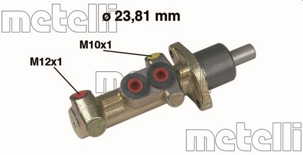 Cilindro maestro del freno - 05-0386 METELLI