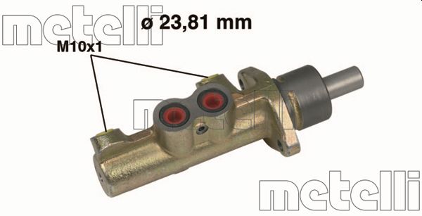 Brake Master Cylinder - 05-0411 METELLI