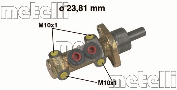 Brake Master Cylinder - 05-0418 METELLI