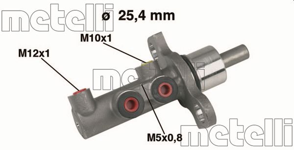 Cilindro maestro del freno - 05-0438 METELLI