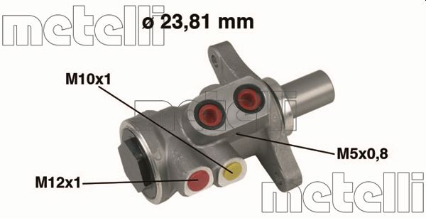 Cilindro maestro del freno - 05-0448 METELLI