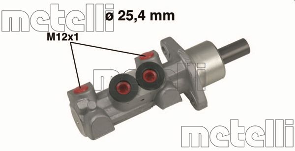 Brake Master Cylinder - 05-0451 METELLI