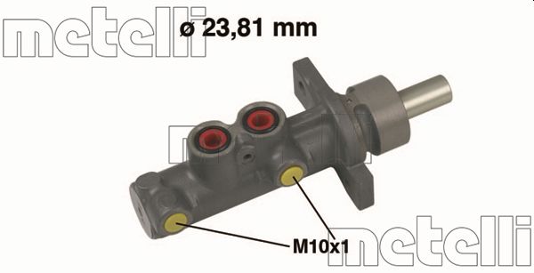 Brake Master Cylinder - 05-0486 METELLI
