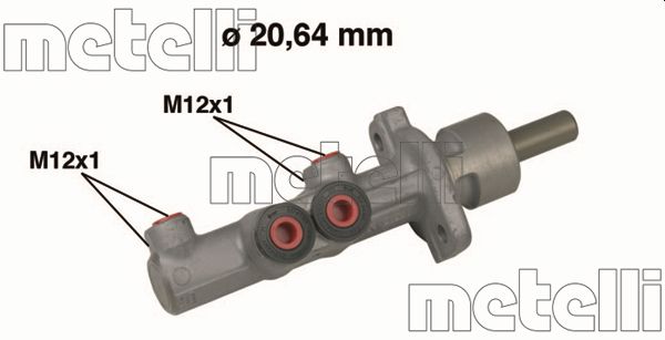 Brake Master Cylinder - 05-0493 METELLI